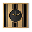 Orologio da parete Tiffany Arti & Mestieri in ferro laccato nero 50x50 cm