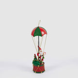 Decorazione Babbo Natale con paracadute EDG in tessuto 60 cm da appendere