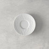 Piattino espresso Villeroy Boch Manufacture Rock porcellana effetto ardesia