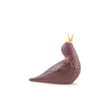Statuina Storno I Viola Lladrò in porcellana decorata 17x19 cm