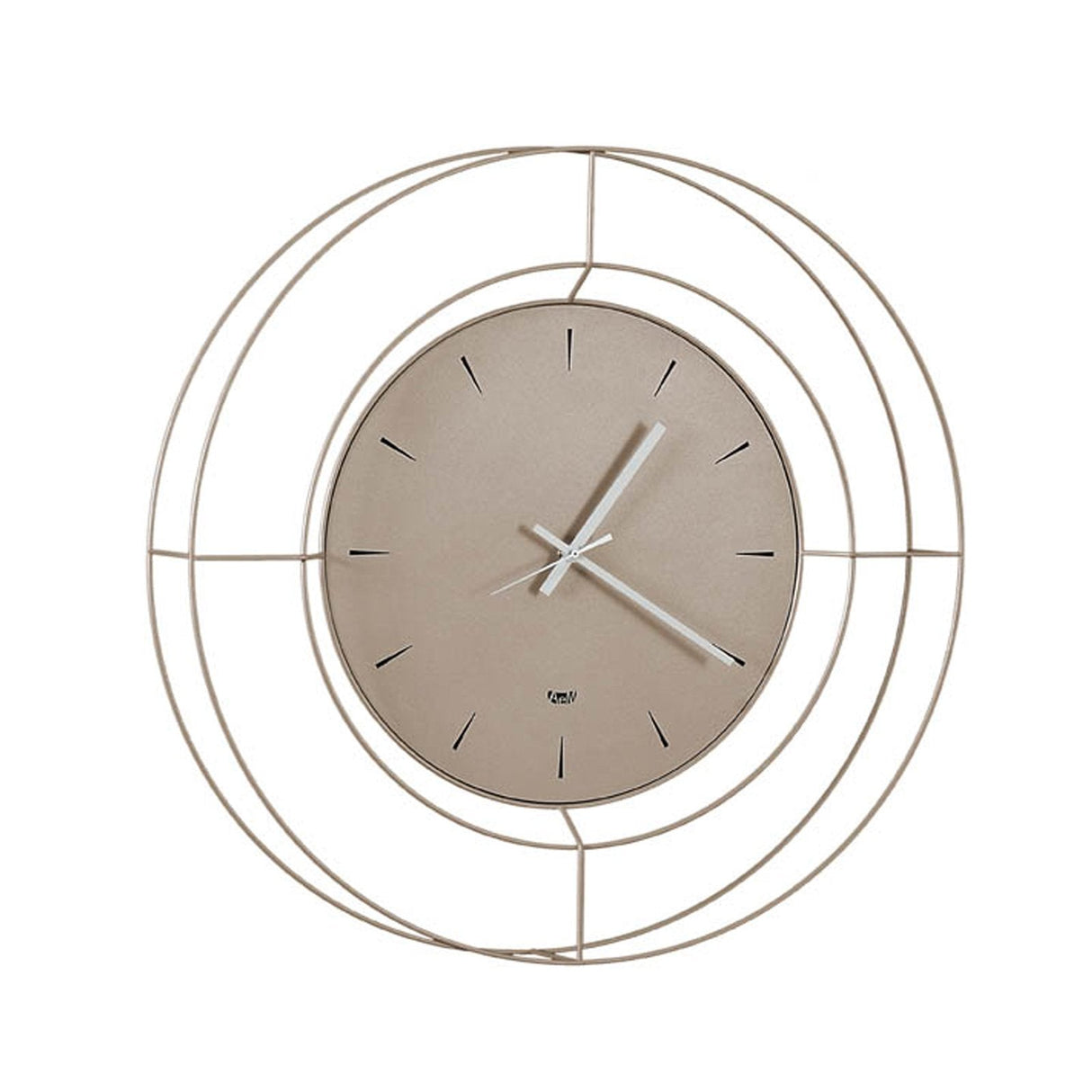 Orologio da parete Nudo piccolo Arti e Mestieri in metallo design moderno