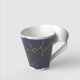 Tazza mug Sagittario Villeroy & Boch in porcellana con decoro dorato