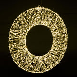 Ghirlanda luminosa Bizzotto 1920 microled filo argento 70 cm