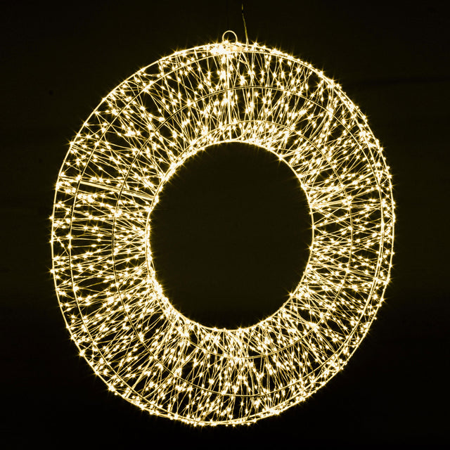 Ghirlanda luminosa Bizzotto 1920 microled filo argento 70 cm