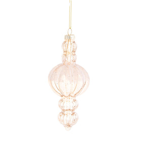 Sfera pendaglio Bianchi Dino in vetro color ambra 15 cm