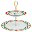 Alzata per dolci Magie de Noel Easy Life in porcellana con decori natalizi
