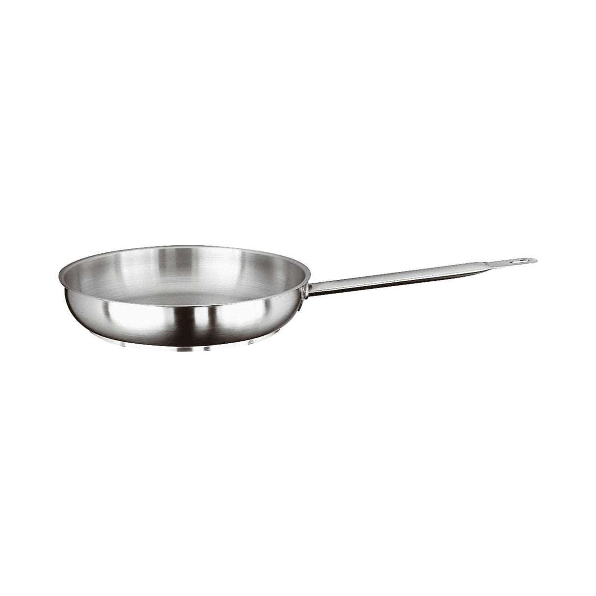 Padella 1 manico Paderno in acciaio inox satinato 32 cm per induzione