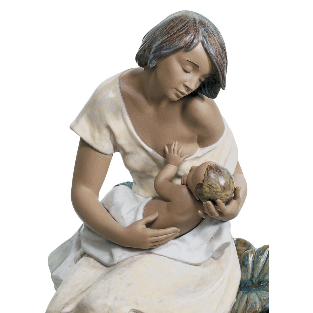 LLADRO' - Figura statua porcellana Madre Legami materni