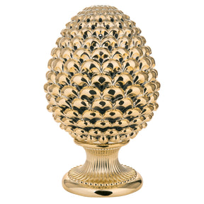 Pigna portafortuna Bongelli Preziosi in marmorino color oro 35 cm
