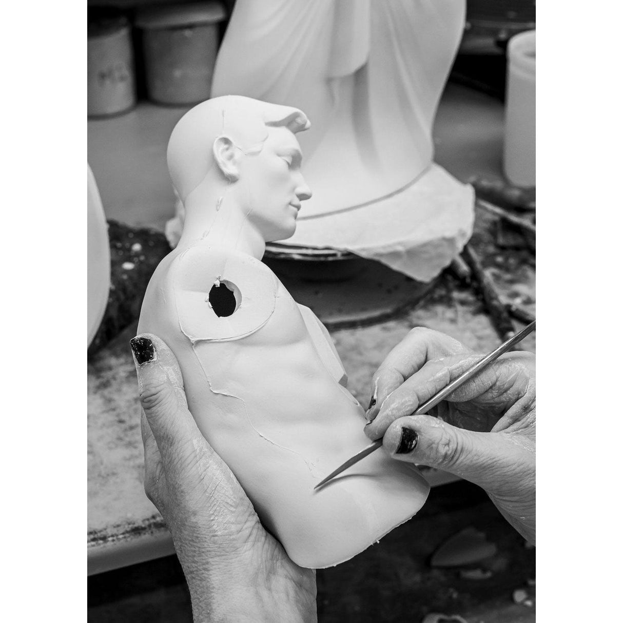 LLADRO' Soli Tu Ed Io 49x19cm Porcellana