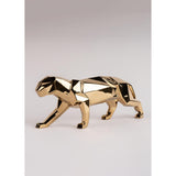 LLADRO' - Porcelain Gold Panther Statue Figure 50cm