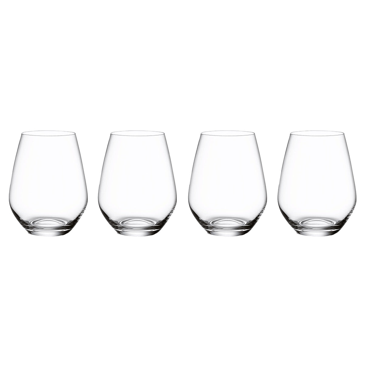 Bicchieri acqua Ovid Villeroy & Boch in cristallo trasparente set 4 pezzi
