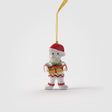 Addobbo omino Pan di Zenzero Villeroy & Boch in porcellana multicolore 11 cm