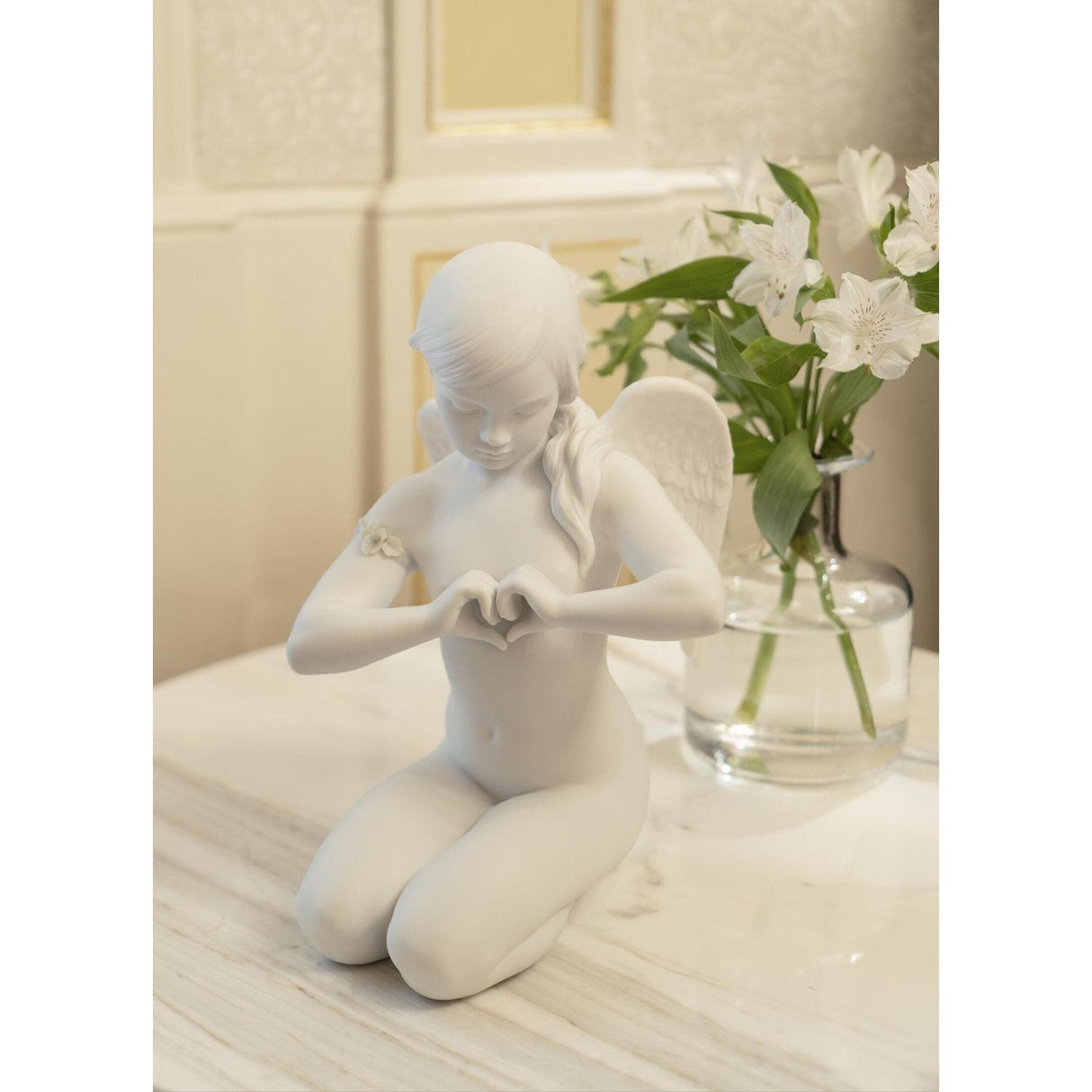 LLADRO' - Statue Sculpture Figure Angel Celestial Heart 01009444