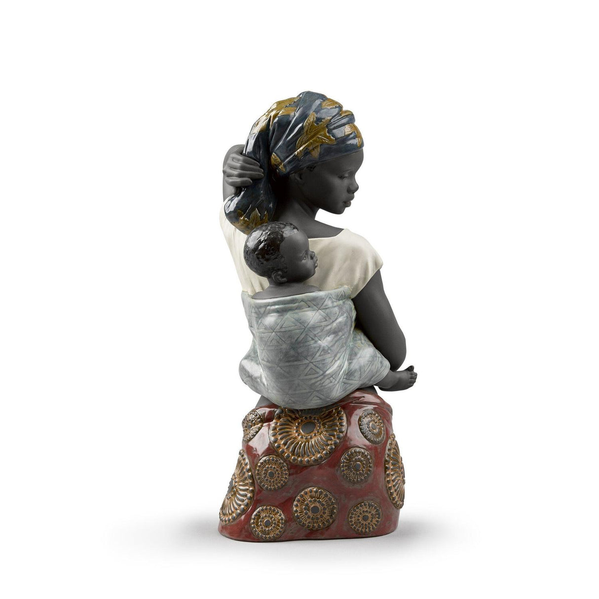 LLADRO' Figurina Sapore Africano 38x20cm Porcellana