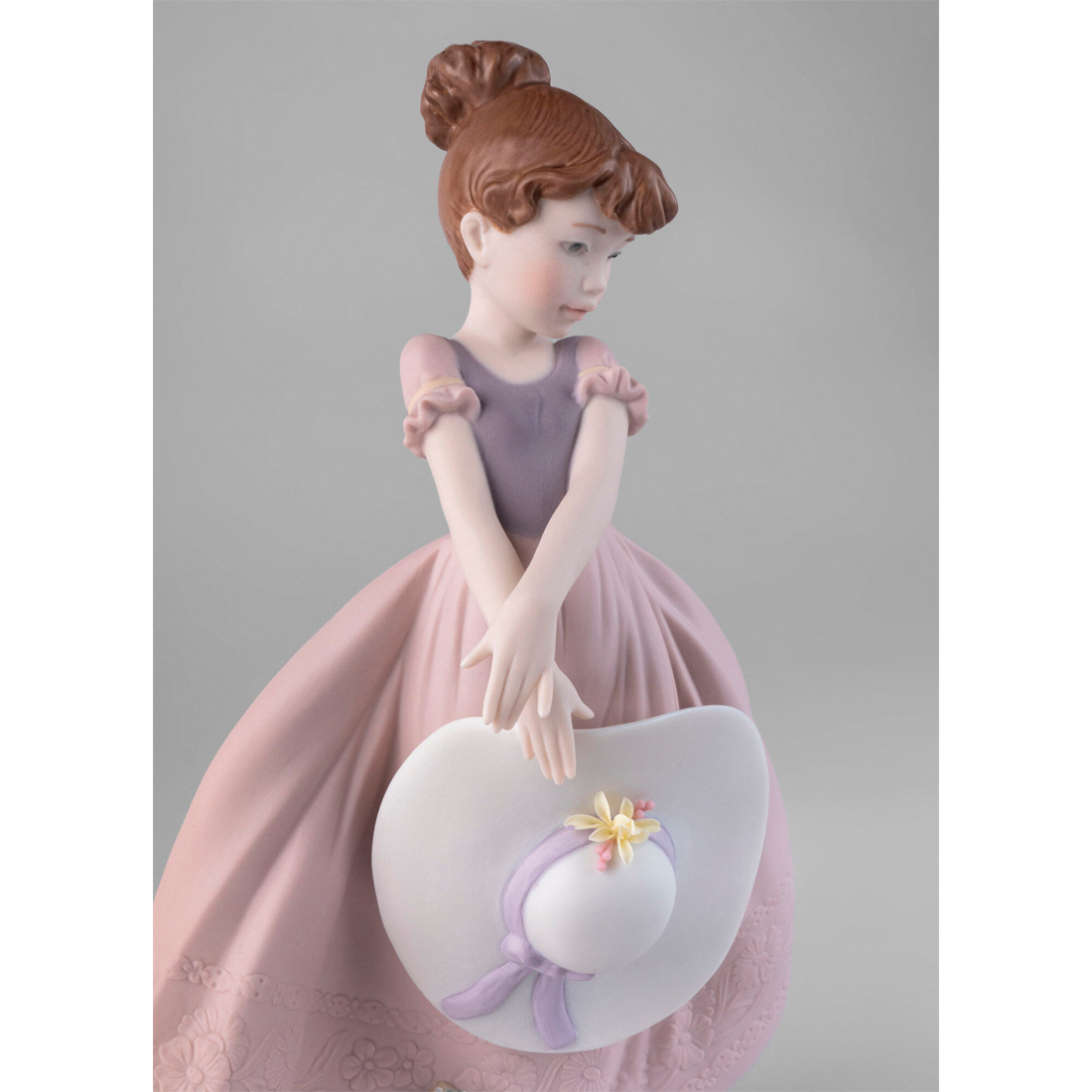 LLADRO' - Statua Scultura Figura Pamela al vento 01009533