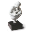 Scultura Vincolo d'Amore Lladrò in porcellana bianca opaca 30x16 cm