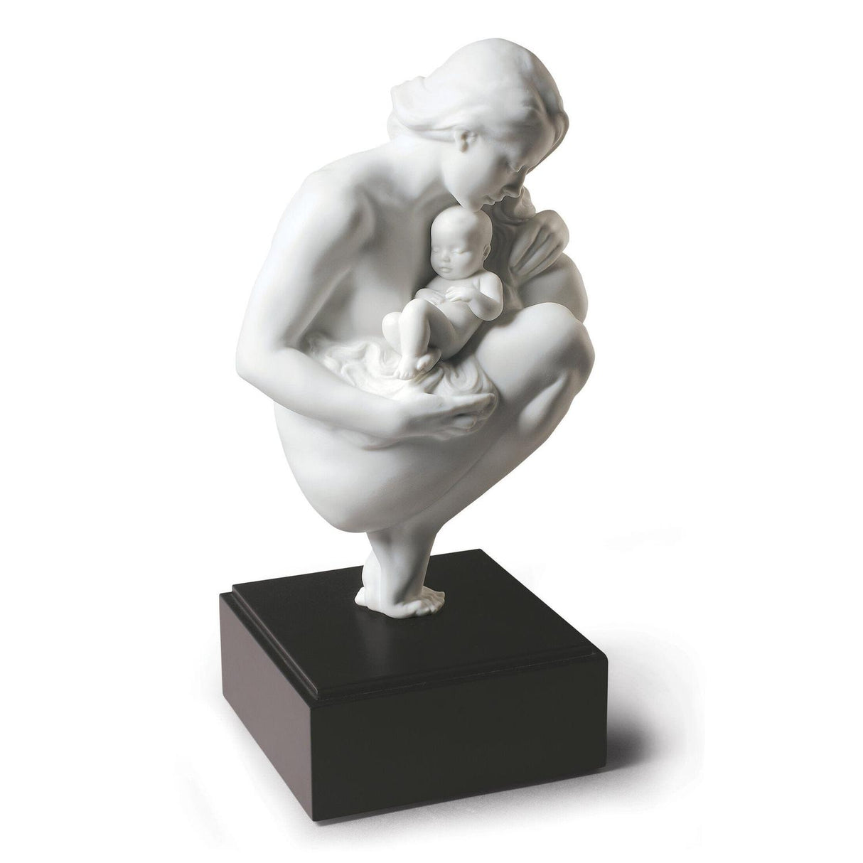 Scultura Vincolo d'Amore Lladrò in porcellana bianca opaca 30x16 cm