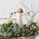 WILLOW TREE Figurina Statuina Felicita Design di Susan Lordi 14cm Resina