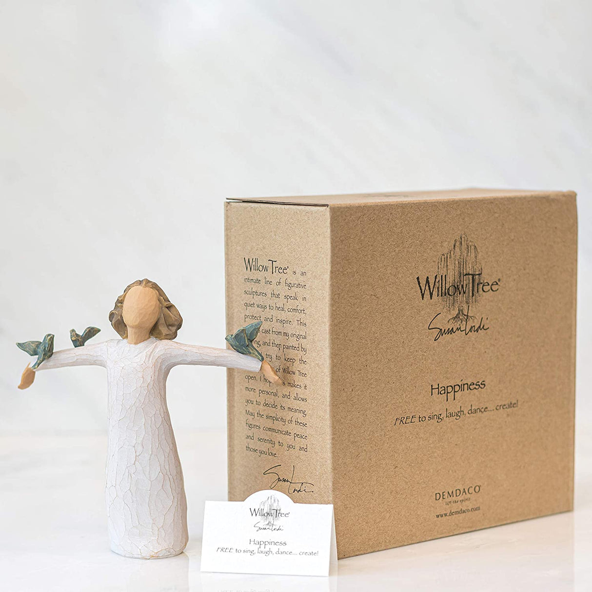 WILLOW TREE Figurina Statuina Felicita Design di Susan Lordi 14cm Resina