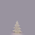 Albero Led Pearls EDG in metallo oro chiaro 400 microled 59x48 cm