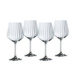 Calici Gin Tonic Nachtmann in cristallo con linee verticali set 4 pezzi