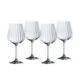 Calici Gin Tonic Nachtmann in cristallo con linee verticali set 4 pezzi