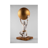 LLADRO' Scultura Atlante 55x22cm Porcellana