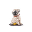 Scultura Carlino Lladrò in porcellana lucida color caramello 24x20 cm