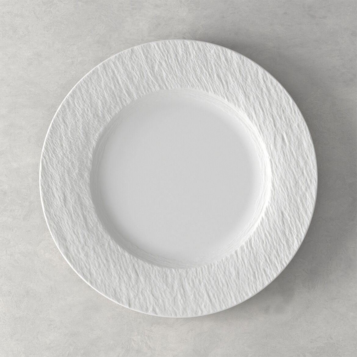 Set piatti piani Manufacture Rock Villeroy & Boch porcellana opaca 27cm