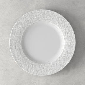 Set piatti piani Manufacture Rock Villeroy & Boch porcellana opaca 27cm