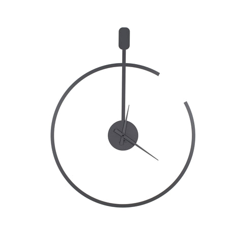 Orologio da parete Line Ceart in metallo design moderno 92x74 cm