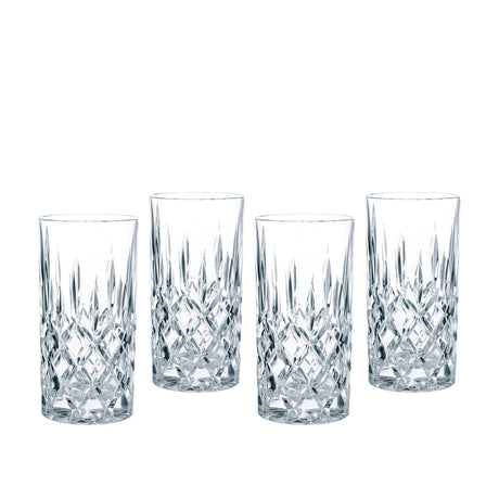 Set 4 bicchieri Longdrink Noblesse Nachtmann in cristallo intagliato 395 ml