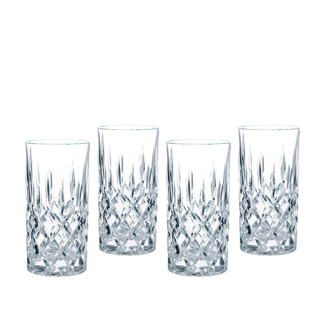Set 4 bicchieri Longdrink Noblesse Nachtmann in cristallo intagliato 395 ml