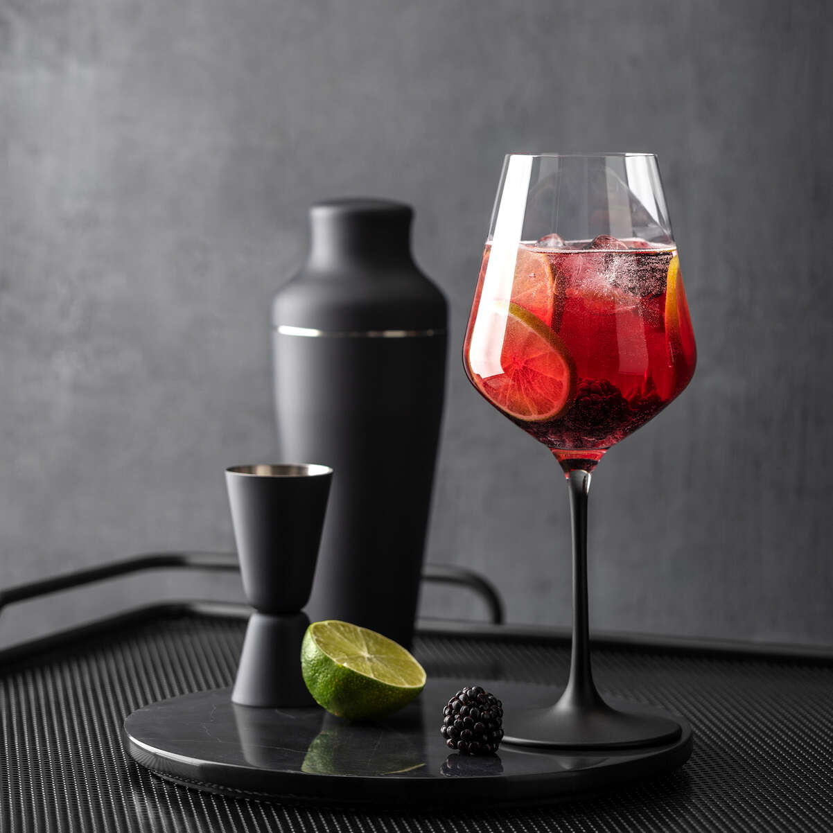 VILLEROY & BOCH Manufacture Rock Bicchiere Calice Vino Rosso Set 4 Pezzi 200ml Cristallo