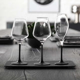 VILLEROY & BOCH Manufacture Rock Bicchiere Calice Vino Rosso Set 4 Pezzi 200ml Cristallo