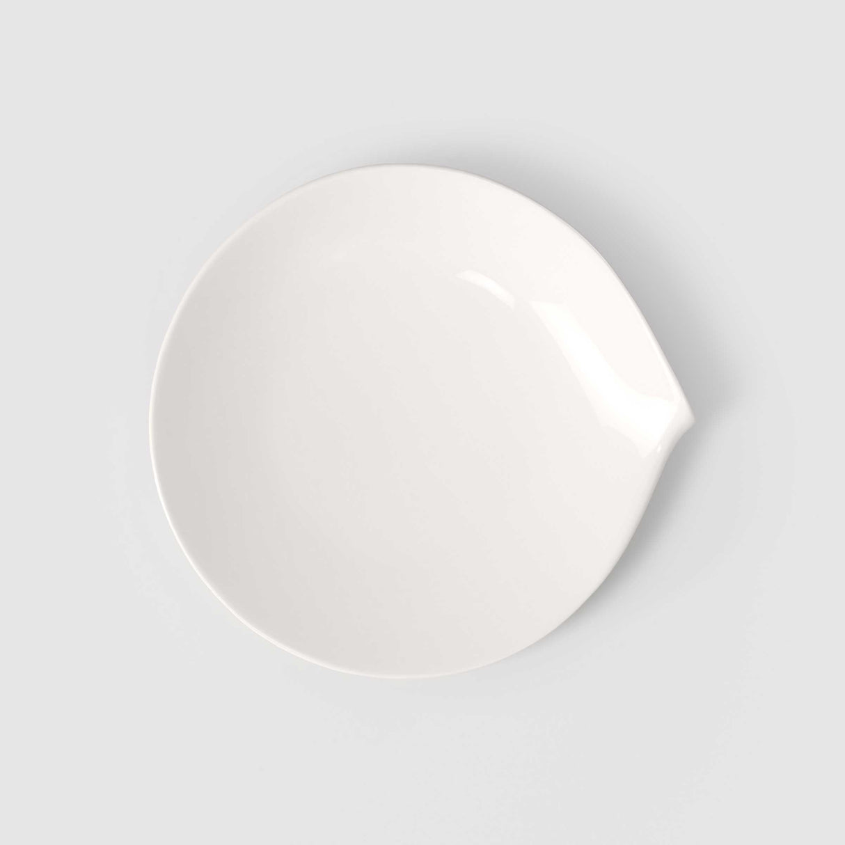 Set 6 piatti piani Flow Villeroy & Boch in porcellana bianca 27 cm