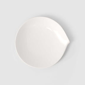 Set 6 piatti piani Flow Villeroy & Boch in porcellana bianca 27 cm