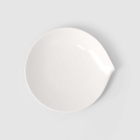 Set 6 piatti piani Flow Villeroy & Boch in porcellana bianca 27 cm