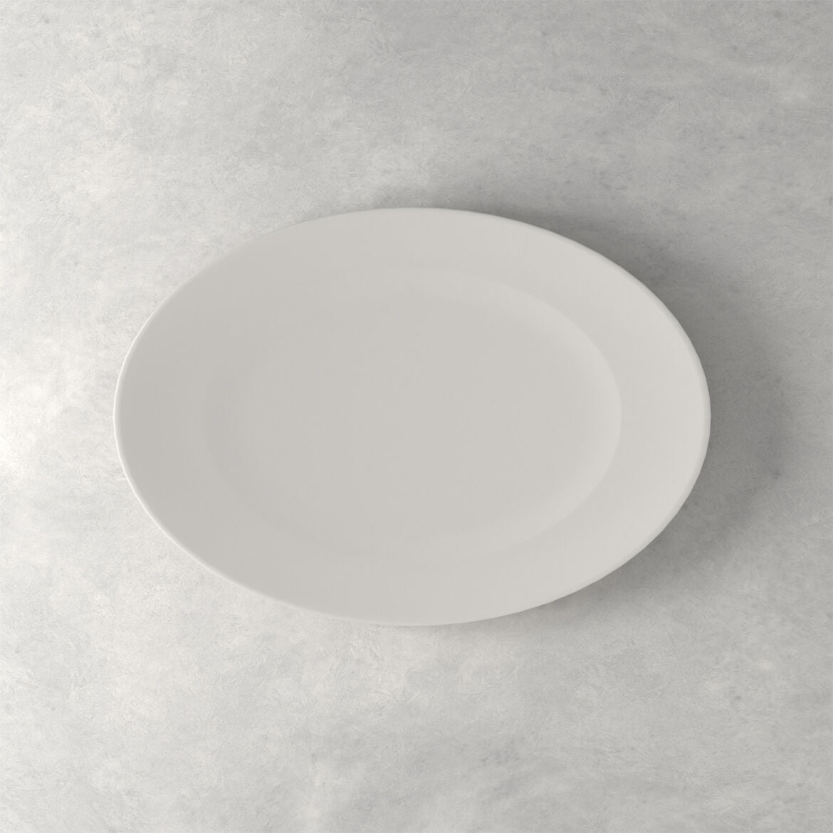 Piatto da portata Villeroy & Boch For Me in porcellana bianca 41x29 cm