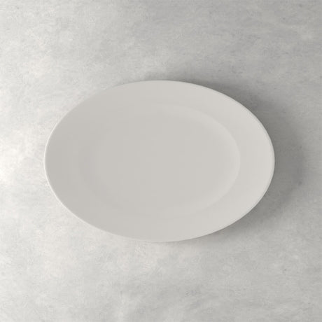 Piatto da portata Villeroy & Boch For Me in porcellana bianca 41x29 cm