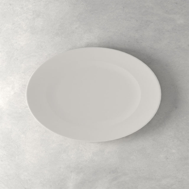 Piatto da portata Villeroy & Boch For Me in porcellana bianca 41x29 cm