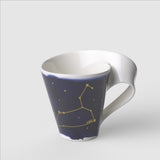 Tazza mug Zodiaco Leone Villeroy & Boch in porcellana con decori oro