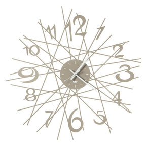 Orologio da parete Zig Zag Arti & Mestieri in metallo geometrico 50 cm