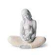 Statuetta La Madre Lladrò in porcellana bianca opaca 22x22 cm