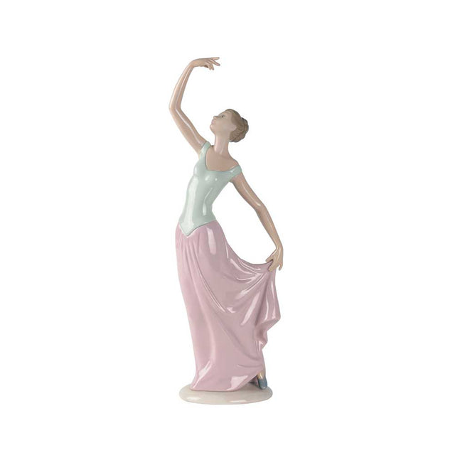 Statuina Grazie per gli Applausi NAO in porcellana decorata 32 cm