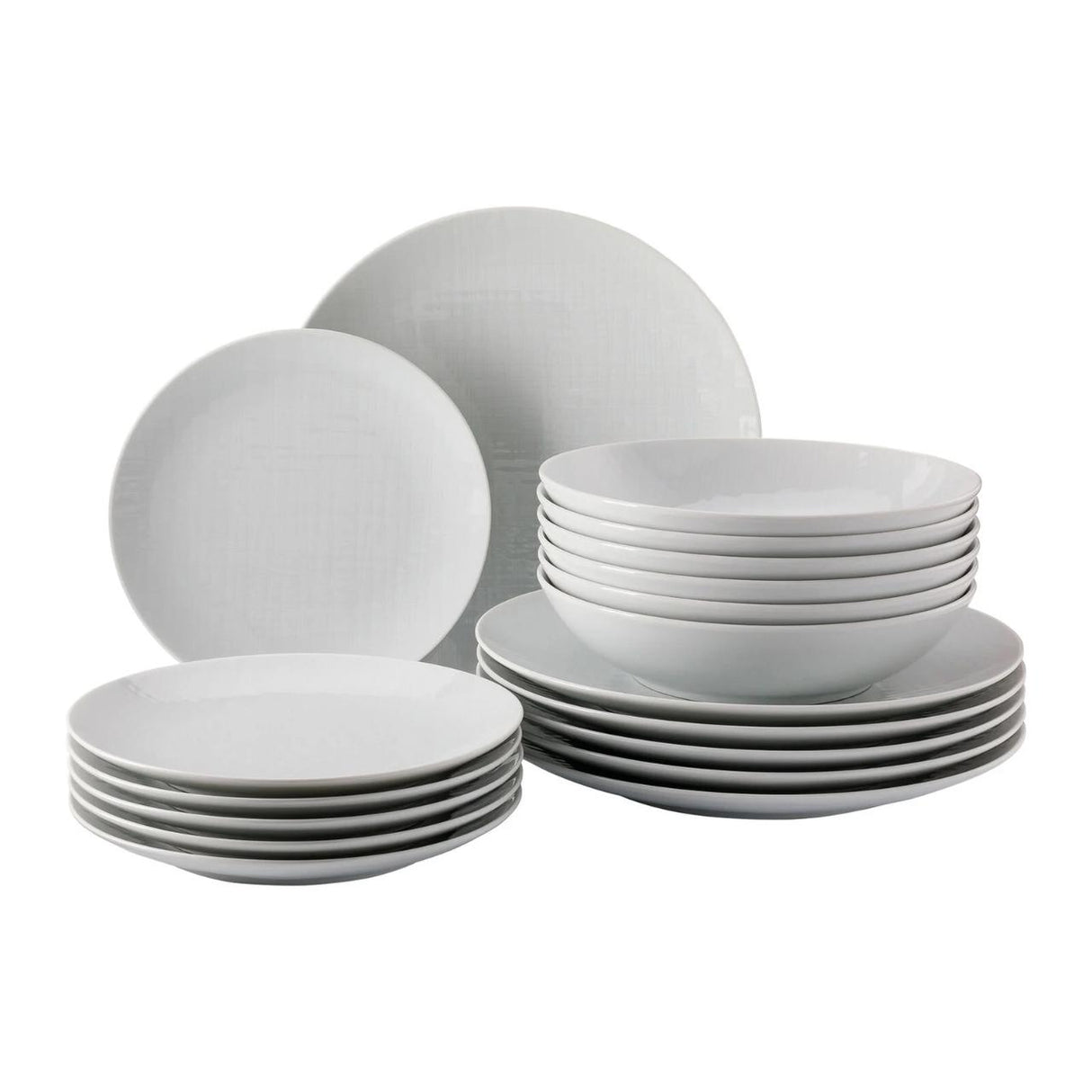 ROSENTHAL Mesh Bianco Servizio Tavola Set Piatti 18 Pezzi Bianco Porcellana