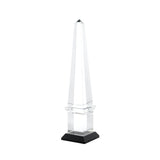 ABHIKA Obelisco Decorazione in Cristallo 57cm