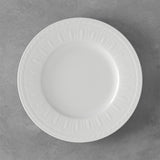 Set 6 piatti piani Cellini Villeroy & Boch in porcellana bianca 27 cm