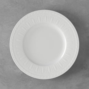 Set 6 piatti piani Cellini Villeroy & Boch in porcellana bianca 27 cm